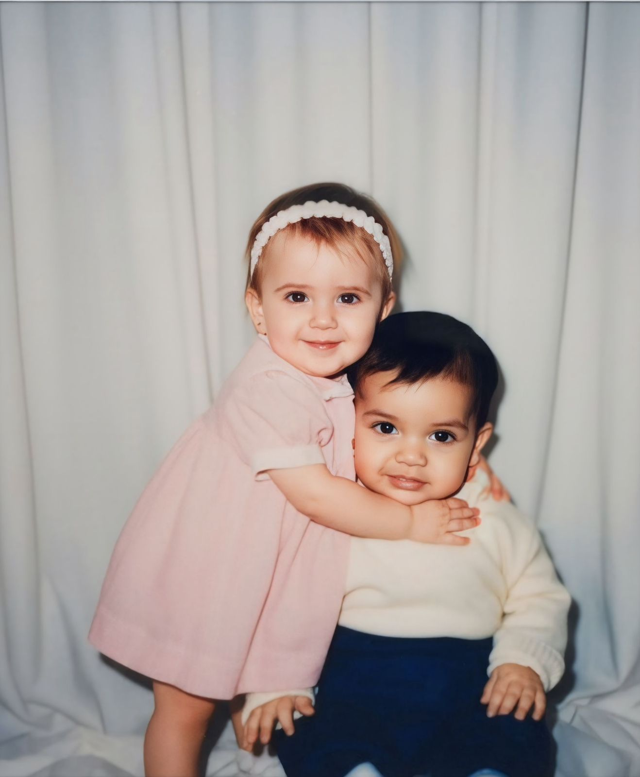 Alan and Nibal as children