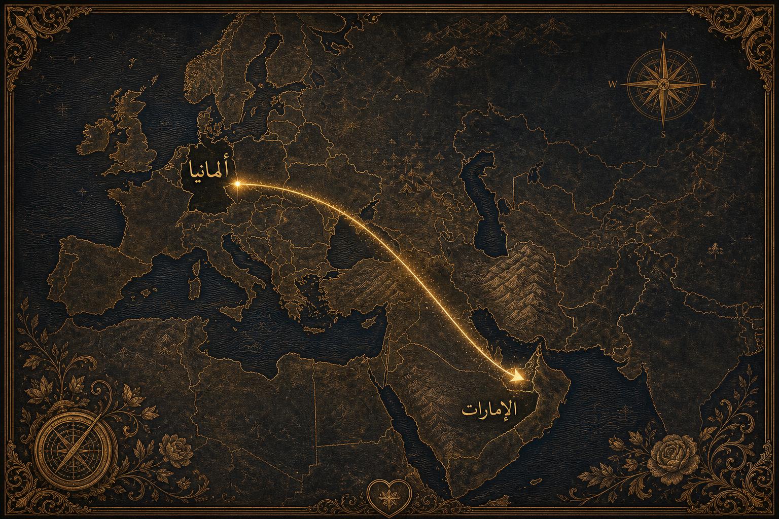 Journey from Germany to the UAE